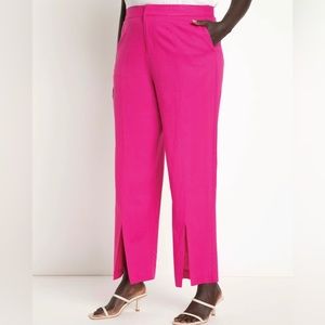 Eloquii Slit Front Trousers